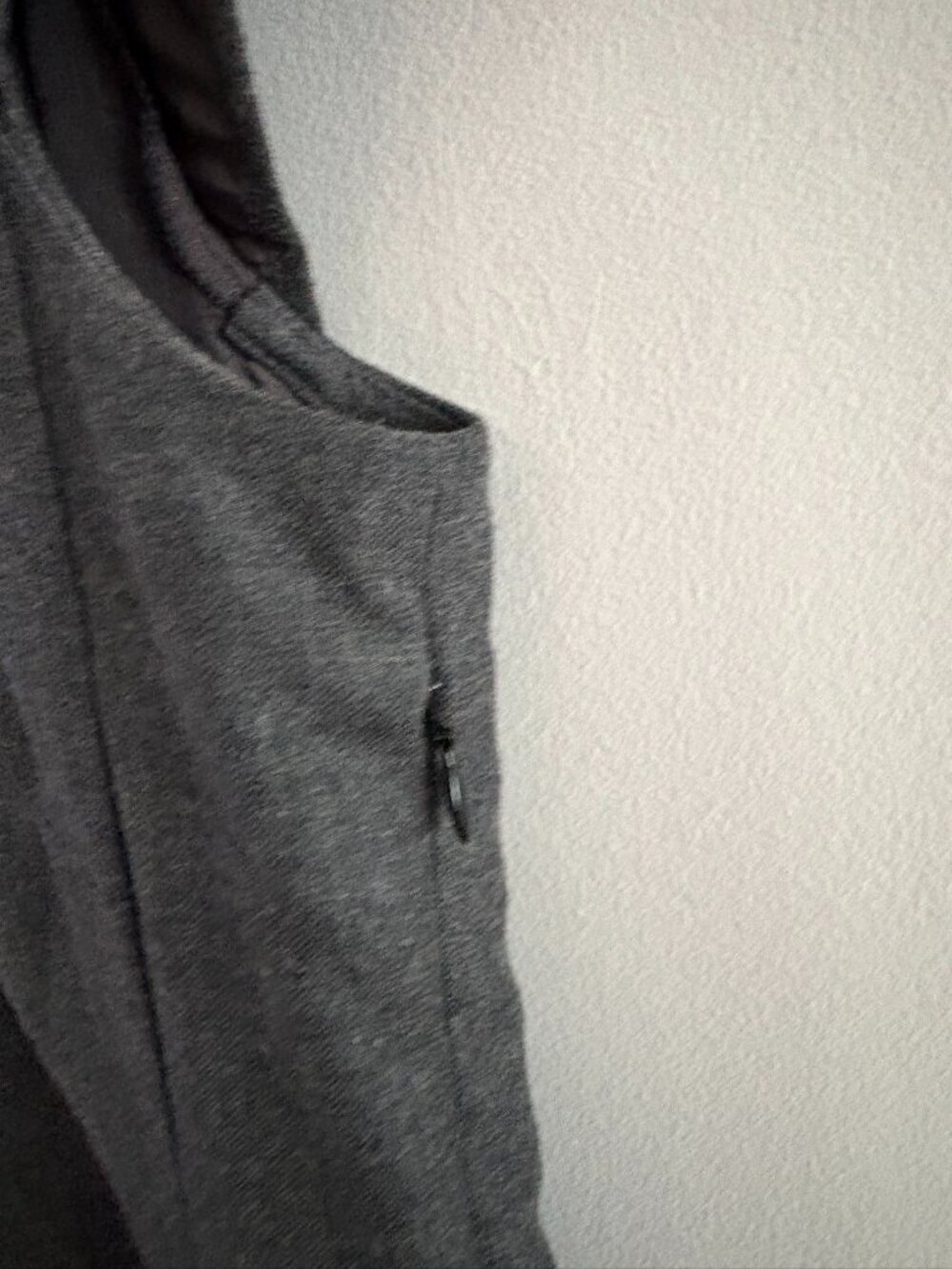 J. Crew Wool Blend Shift Dress Ruffle Neckline Short Sleeve Charcoal Grey Size 8 - Picture 5 of 6